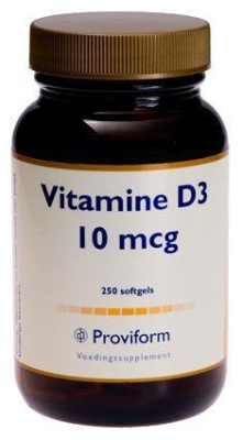 Foto van Proviform vitamine d 10 mcg 250sft via drogist