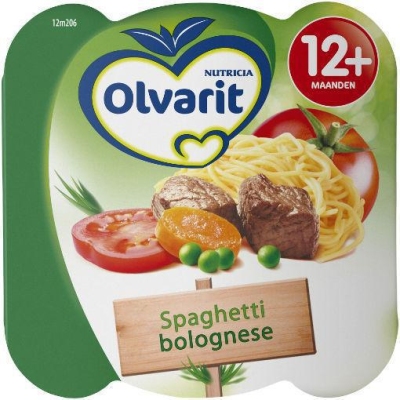 Olvarit spaghetti bolognese 12m06 5 x 230g  drogist