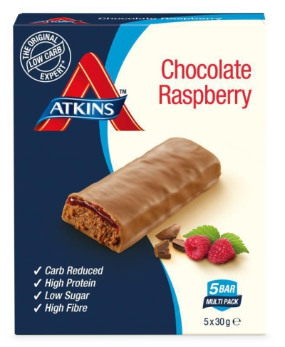 Atkins maaltijdreep day break chocolate raspberry multipack 5x30g  drogist