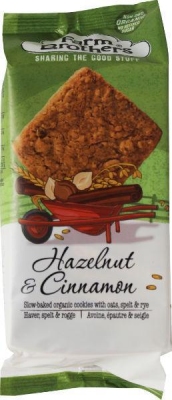 Farm brothers hazelnoot & kaneel koekjes 150g  drogist