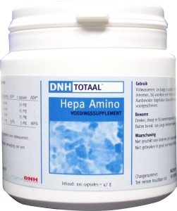 Foto van Dnh research hepa amino totaal 100cap via drogist