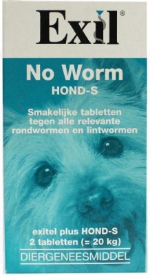 Foto van Exil no worm hond small 2tb via drogist
