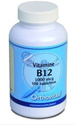Orthovitaal vitamine b12 1000mcg 100tab  drogist