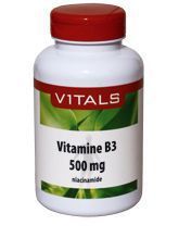 Foto van Vitals vitamine b3 niacinamide 500 mg 100cap via drogist