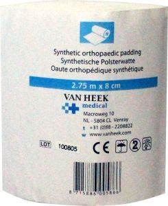 Heka synthetisch wattenrol 2.75 x 8cm 1rol  drogist