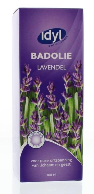 Foto van Idyl badolie lavendel 100ml via drogist