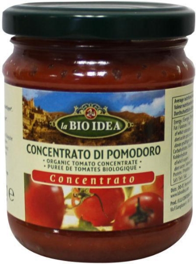 Bioidea tomatenpuree 22% 12 x 200g  drogist