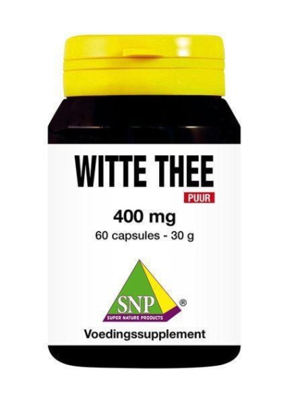Foto van Snp witte thee 400 mg puur 60ca via drogist