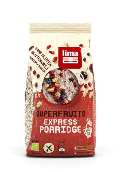 Foto van Lima porridge express superfruits 350g via drogist