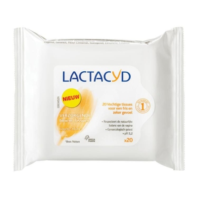 Foto van Lactacyd tissues verzorgend 15st via drogist