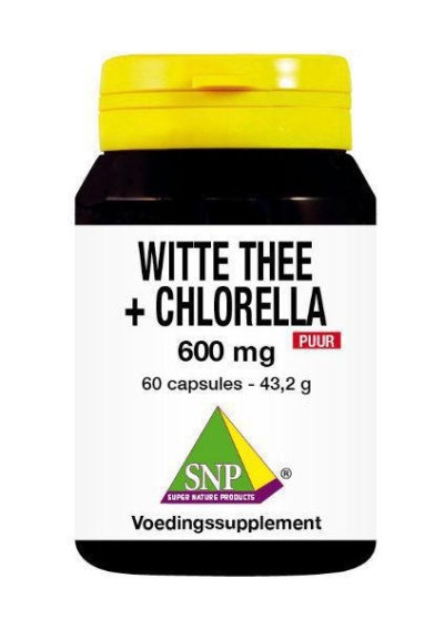 Snp witte thee chlorel 600 mg puur 60ca  drogist