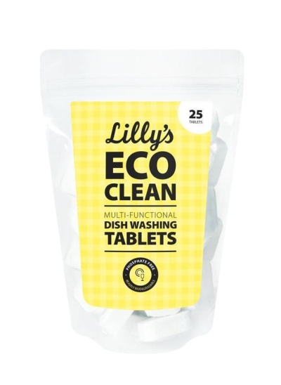 Foto van Lillys eco clean vaatwas tabletten 25st via drogist