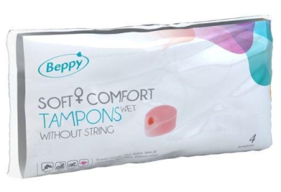 Foto van Beppy soft+ comfort tampons dry 4st via drogist