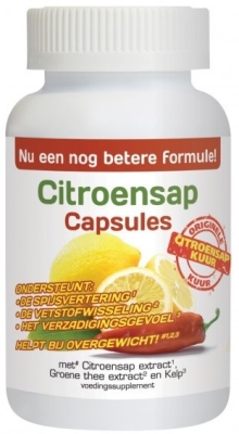 Foto van Natusor afslankmiddel citroensap forte 60 capsules via drogist