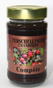 Foto van Terschellinger cranberry compote eko 6 x 6 x 225g via drogist