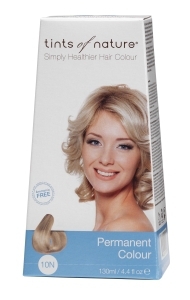 Tints of nature permanent hair colour natural platinum blond verp.  drogist