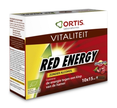 Ortis red energy bio fl alc v 10st  drogist