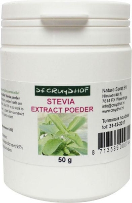 Foto van Cruydhof stevia extract poeder 50g via drogist