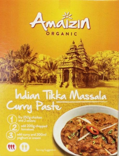 Foto van Amaizin indian curry tikka massala 80g via drogist