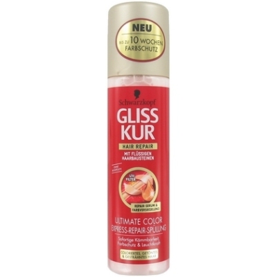 Foto van Gliss kur gliss-kur anti-klit spray - ultimate color 200 ml. via drogist