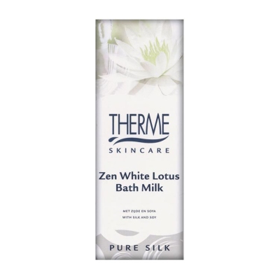 Foto van Therme badolie zen white lotus 100ml via drogist