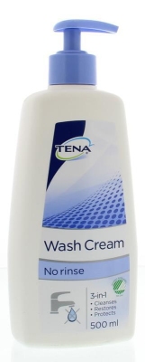 Foto van Tena wash cream 500ml via drogist
