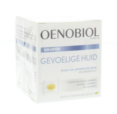 Foto van Oenobiol skin support gevoelige huid capsules 40cp via drogist