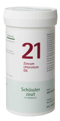 Foto van Pfluger schussler celzout 21 zincum chloratum d6 400tab via drogist