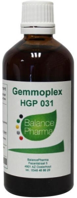 Foto van Balance pharma gemmoplex hgp031 ooglymf 100ml via drogist