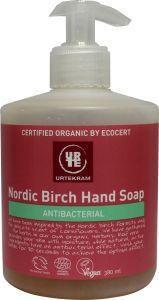 Urtekram handzeep antibacterieel nordic birch 380ml  drogist