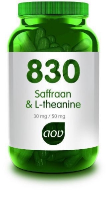 Aov 830 saffraan & l-theanine 30vcap  drogist
