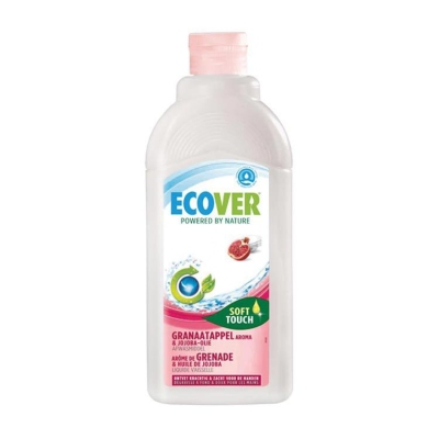 Foto van Ecover afwasmiddel soft touch granaatappel/jojoba 750ml via drogist