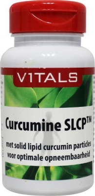 Foto van Vitals curcumine slcp 60 capsules via drogist