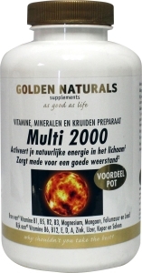 Golden naturals multi 2000 180tab  drogist