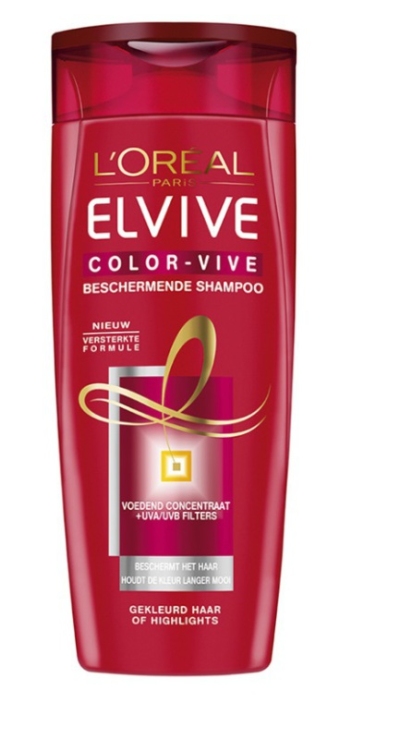 Foto van Elvive shampoo color vive 250ml via drogist