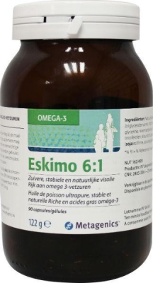 Foto van Metagenics eskimo 3 6:1 90 capsules via drogist