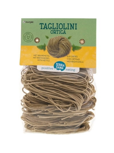 Terrasana tagliolini ortica tarwe met brandnetel 250g  drogist