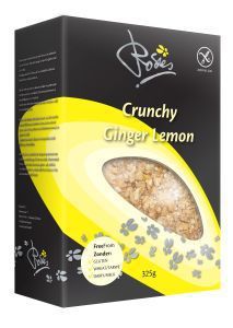 Rosies crunchy ginger lemon 325g  drogist