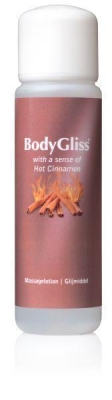 Foto van Bodygliss glijmiddel / massagelotion hot cinnamon 100ml via drogist