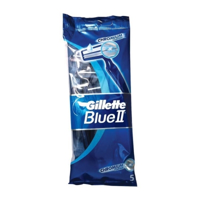 Foto van Gillette blue ii wegwerpscheermesjes 5 stuks via drogist