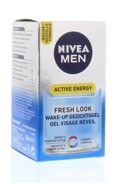 Foto van Nivea dagcreme fresh look active energy for men 50ml via drogist