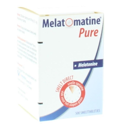 Foto van Leef vitaal melatomatine pure melatonine 0,1 mg 500tb via drogist
