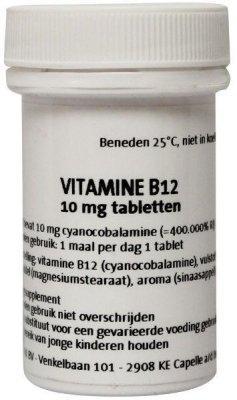 Foto van Fagron vitamine b12 10 mg 30tab via drogist