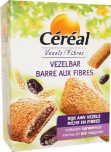 Foto van Cereal vezel bar 5x30g via drogist