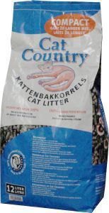 Foto van Catcountry kattenbakkorrels 12ltr via drogist