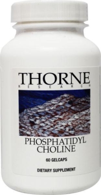 Foto van Thorne phosphatidyl choline 60ca via drogist