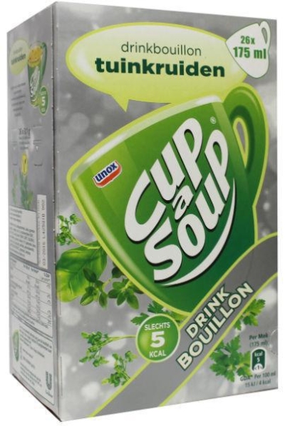 Foto van Cup a soup heldere tuinkruiden bouillon 26zk via drogist