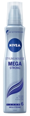 Nivea hair mousse mega strong 150ml  drogist