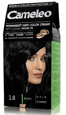 Cameleo haarkleuring permanente creme kleuring zwart 0.1 1 stuk  drogist