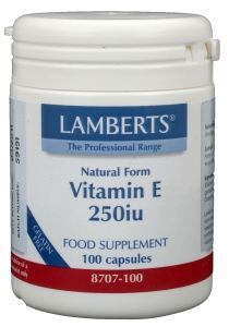 Lamberts vitamine e 250ie natuurlijk 100vc  drogist